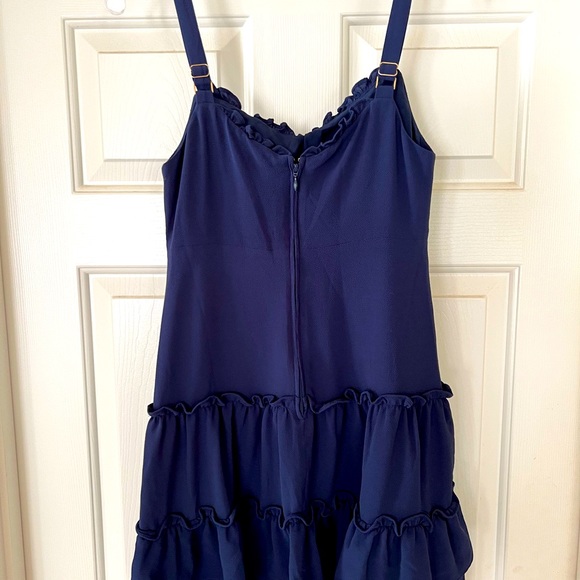 NWT Lilly Pulitzer Gracey dress try navy size 0💙 - Picture 5 of 8